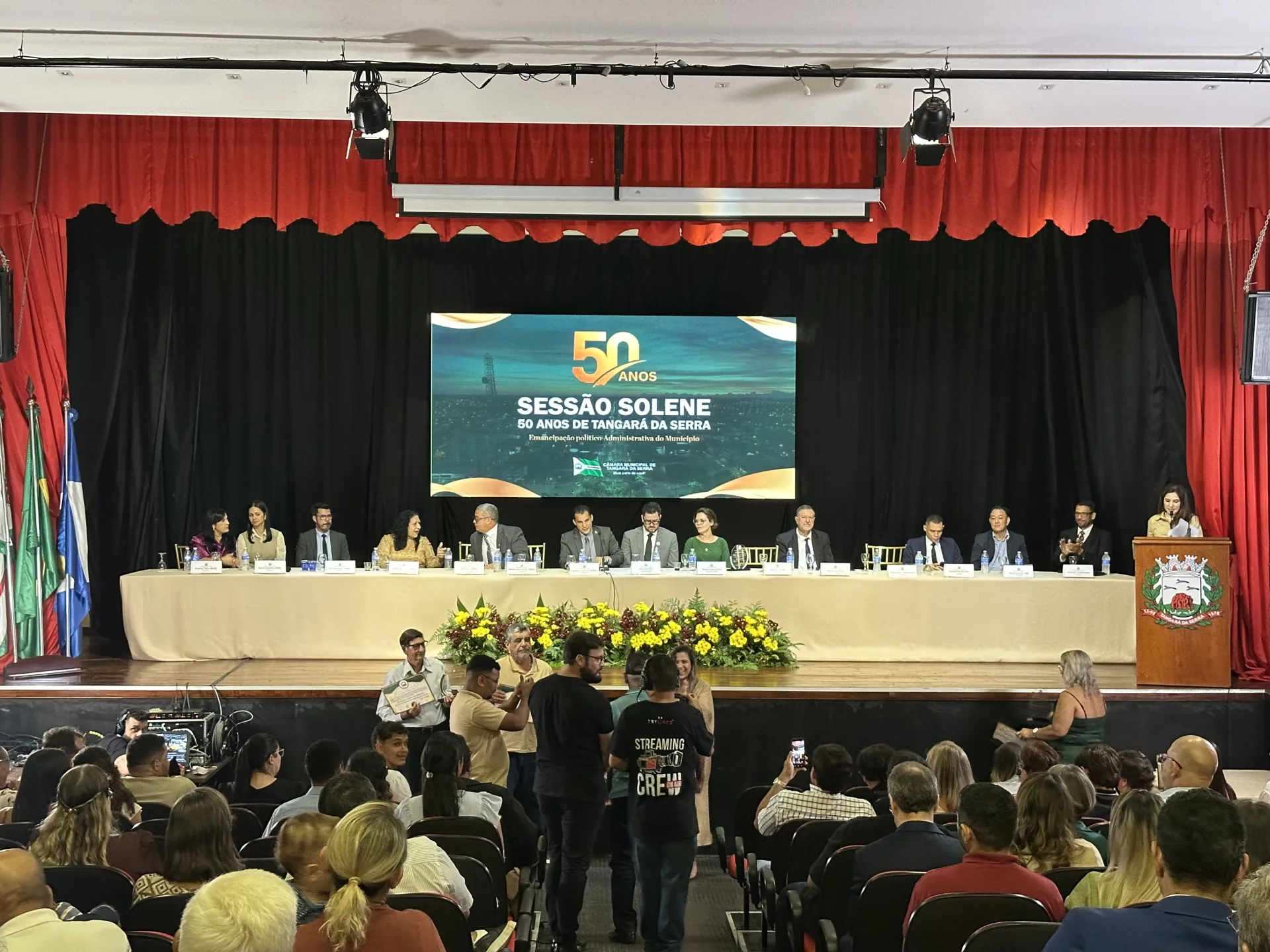 Sessão solene 50 anos tangará da serra